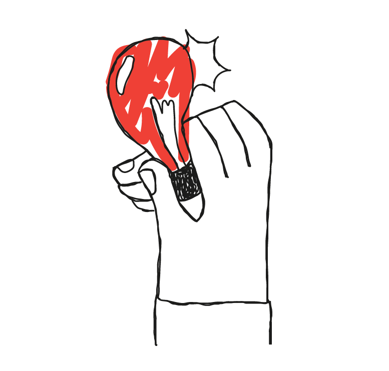 A Hand Is Holding A Red Balloon Tightly, Causing It To Pop With A Burst Depicted By Lines And Shapes Around The Balloon. The Illustration Is Simple And Cartoon Like, Featuring Bold Black Outlines And Minimal Details.